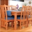 Custom Wood Table and Chairs